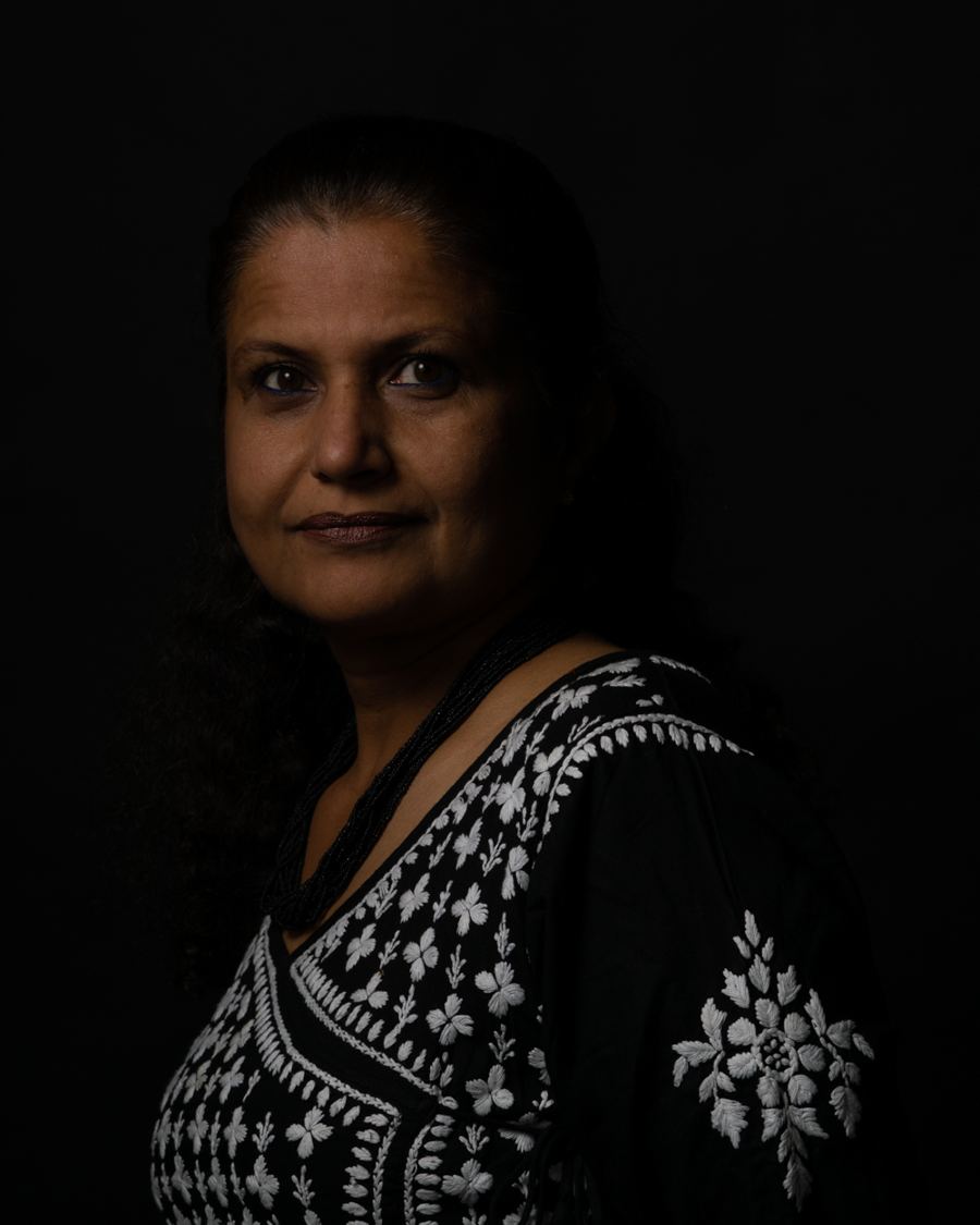 Tasneem Bhopalwala in soft evening light